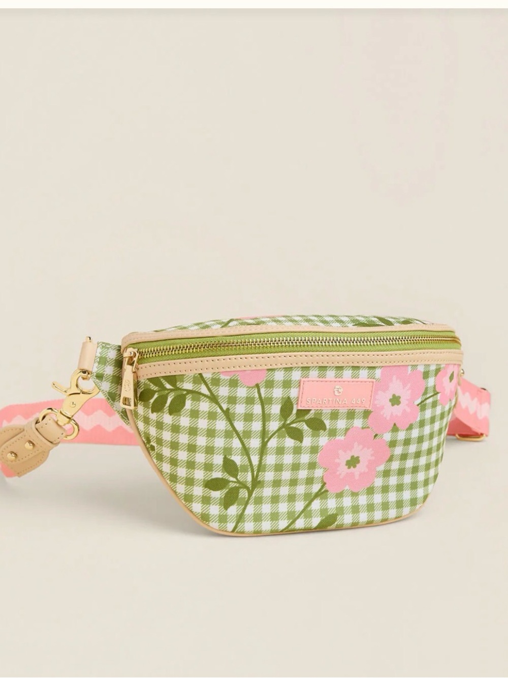 Spartina 449 belt bag Castillo gingham NWT
